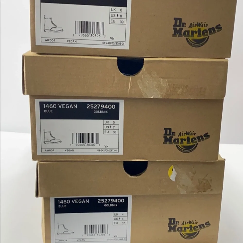 Dr. Martens Vegan 1460 Goldmix Blue - Picture 10 of 10